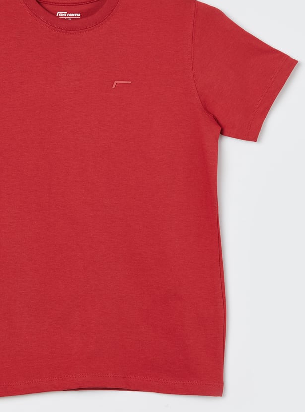 FAME FOREVER Boys Solid T-shirt