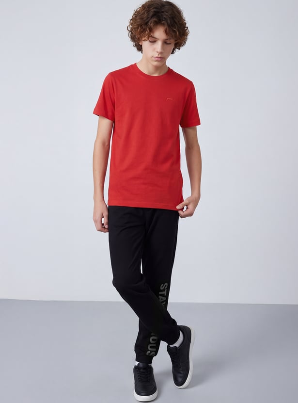 FAME FOREVER Boys Solid T-shirt