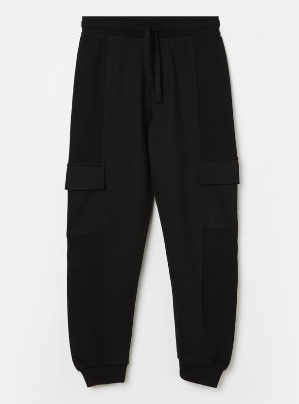 FAME FOREVER Boys Solid Track Pants