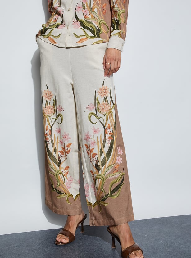 CODE Printed Trousers