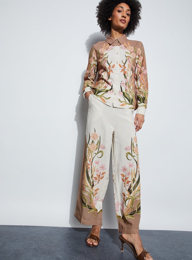 CODE Printed Trousers