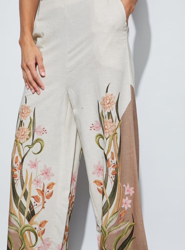 CODE Printed Trousers