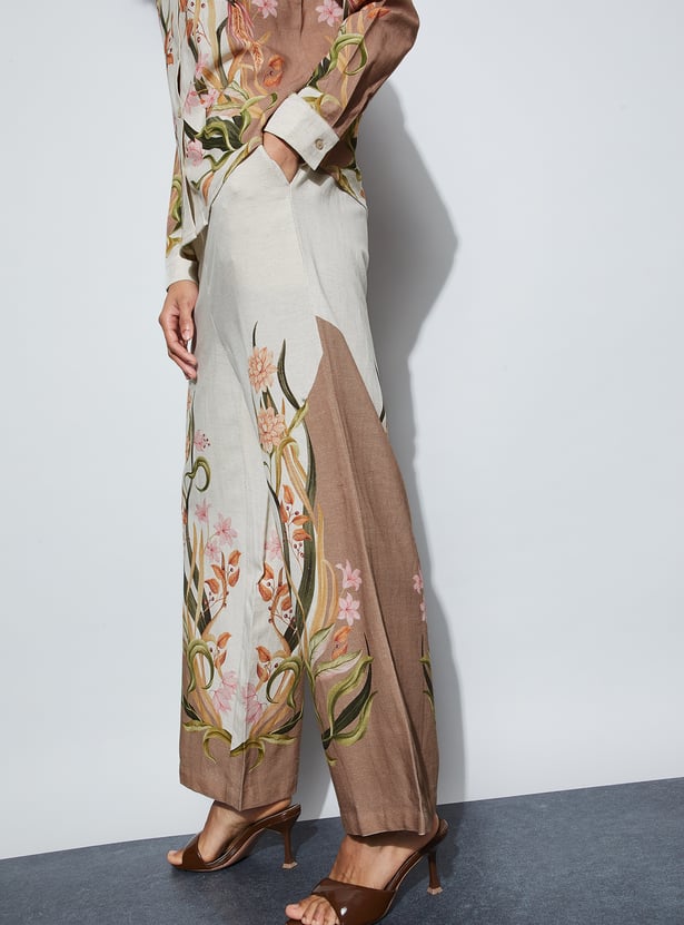 CODE Printed Trousers