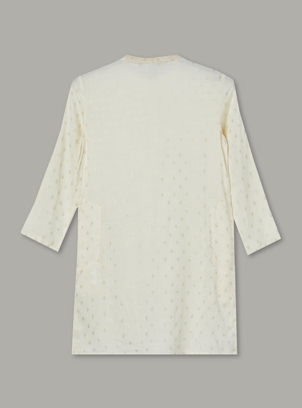 MELANGE Boys Printed Kurta Set