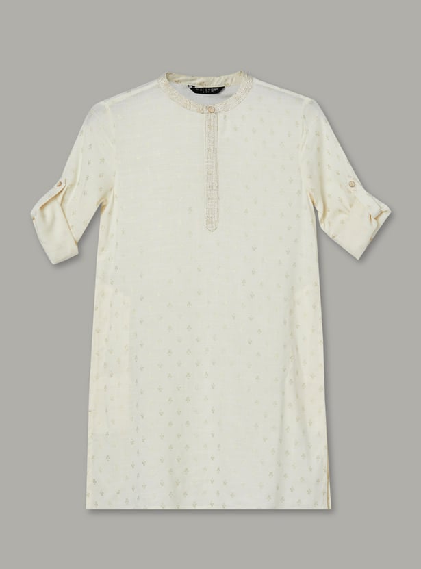 MELANGE Boys Printed Kurta Set