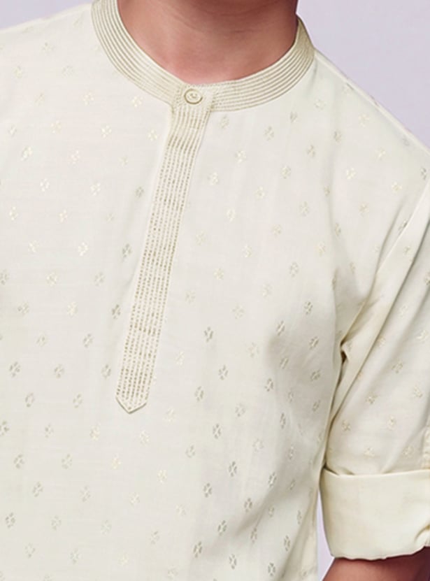 MELANGE Boys Printed Kurta Set