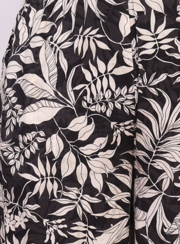 AURELIA Floral Print Kurti Set