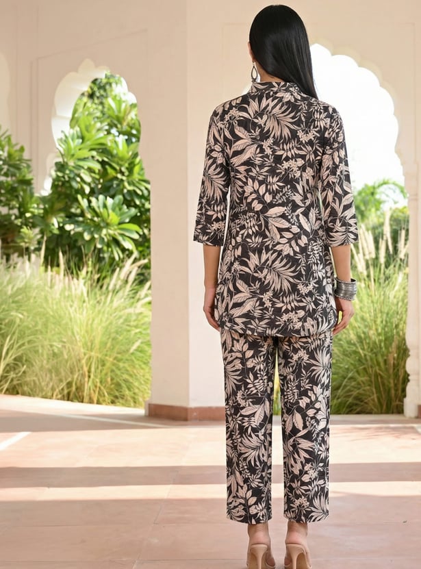 AURELIA Floral Print Kurti Set