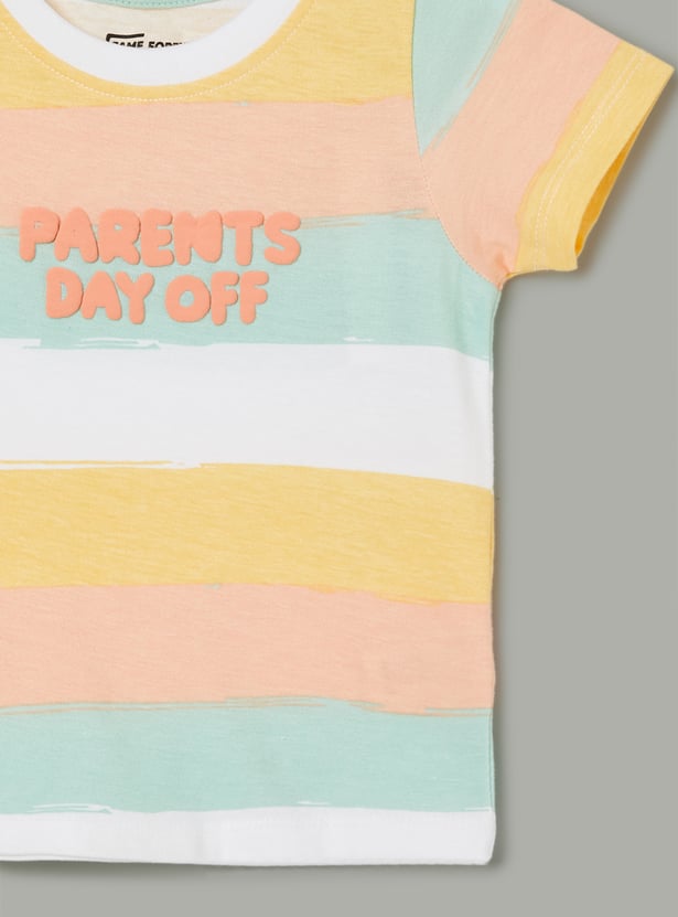 FAME FOREVER Boys Striped T-shirt