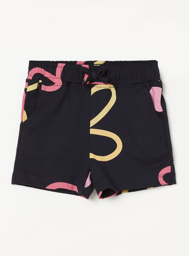FAME FOREVER Girls Printed Shorts