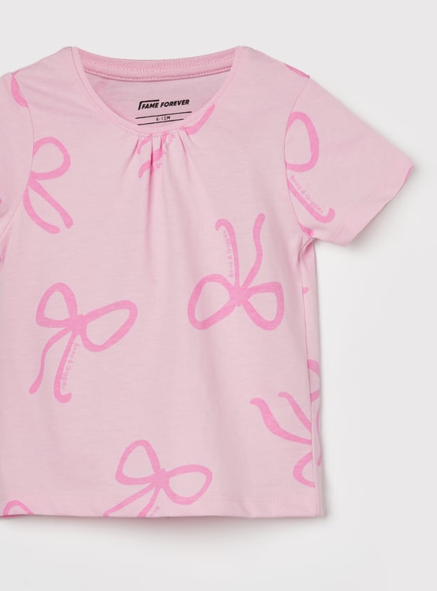 FAME FOREVER Girls Printed T-shirt