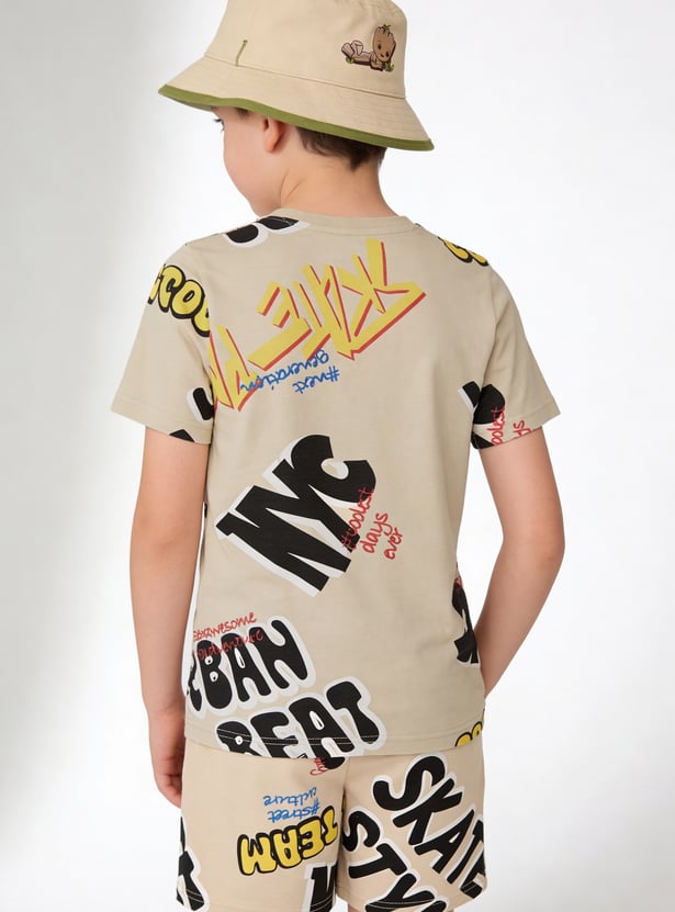 FAME FOREVER Boys Graphic Print T-shirt