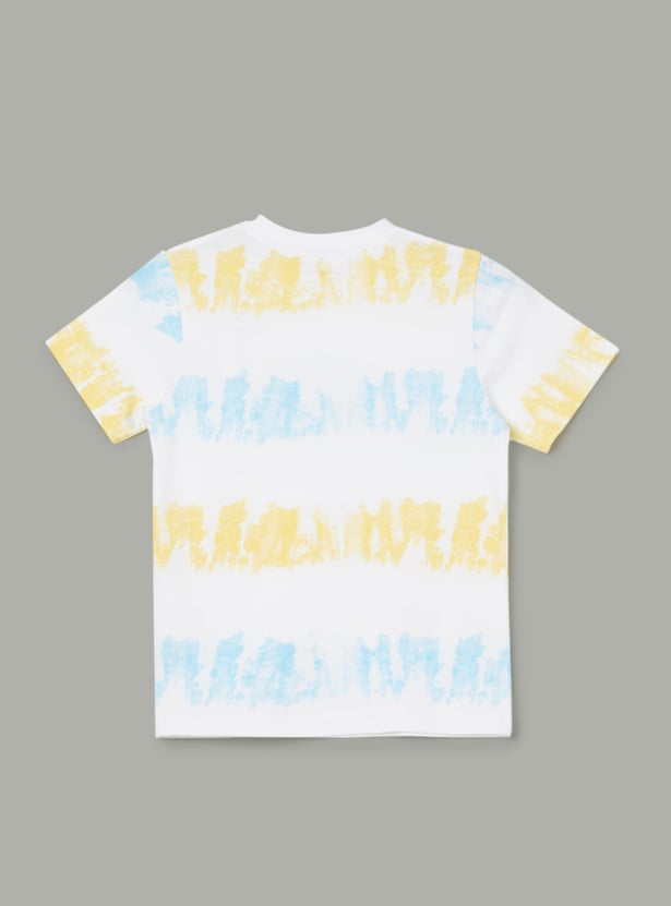 FAME FOREVER Boys Typographic Print T-shirt