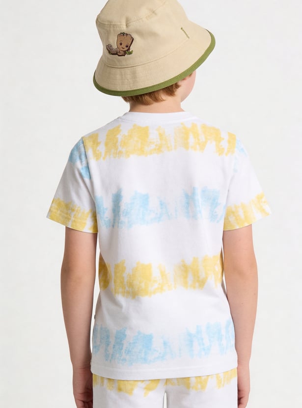FAME FOREVER Boys Typographic Print T-shirt