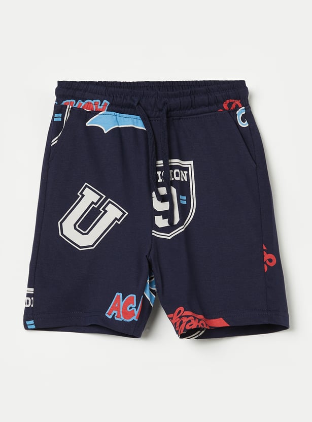 FAME FOREVER Boys Graphic Print Regular Shorts