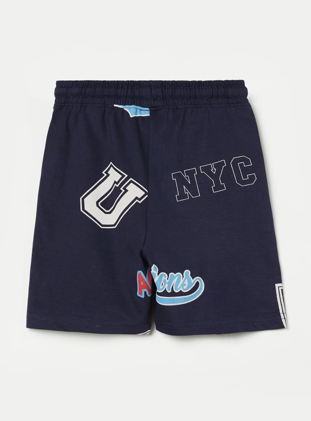 FAME FOREVER Boys Graphic Print Regular Shorts