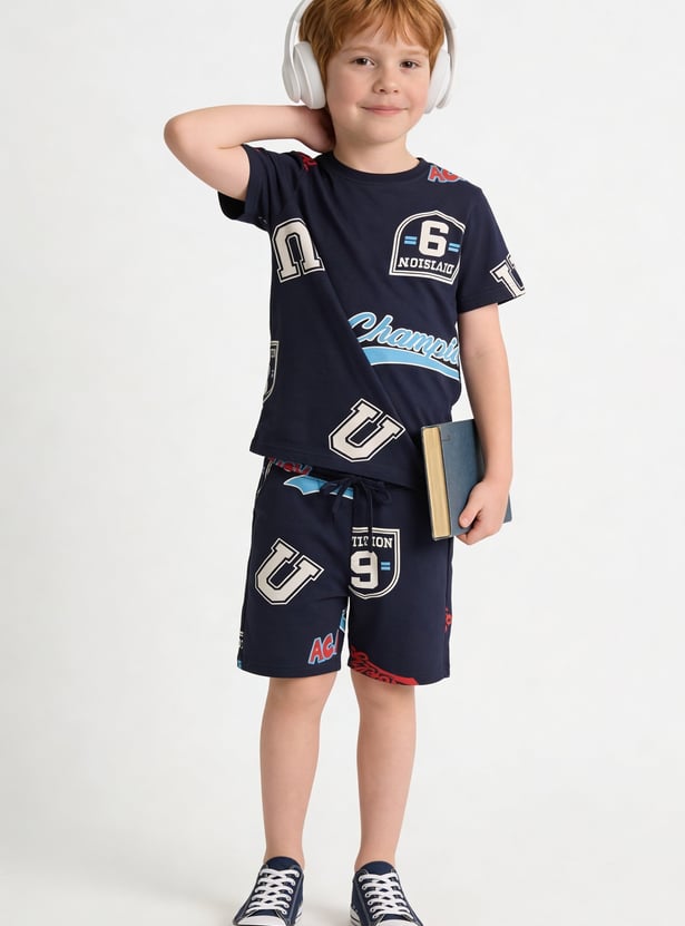 FAME FOREVER Boys Graphic Print Regular Shorts