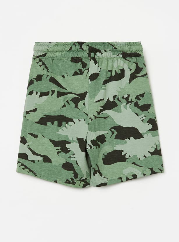 FAME FOREVER Boys Graphic Print Shorts