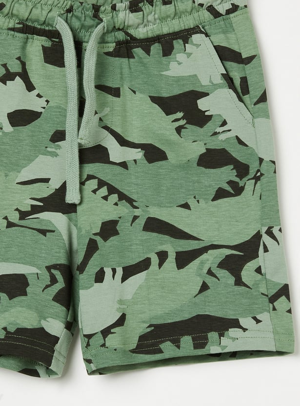 FAME FOREVER Boys Graphic Print Shorts