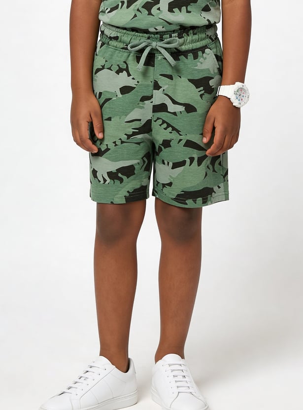 FAME FOREVER Boys Graphic Print Shorts