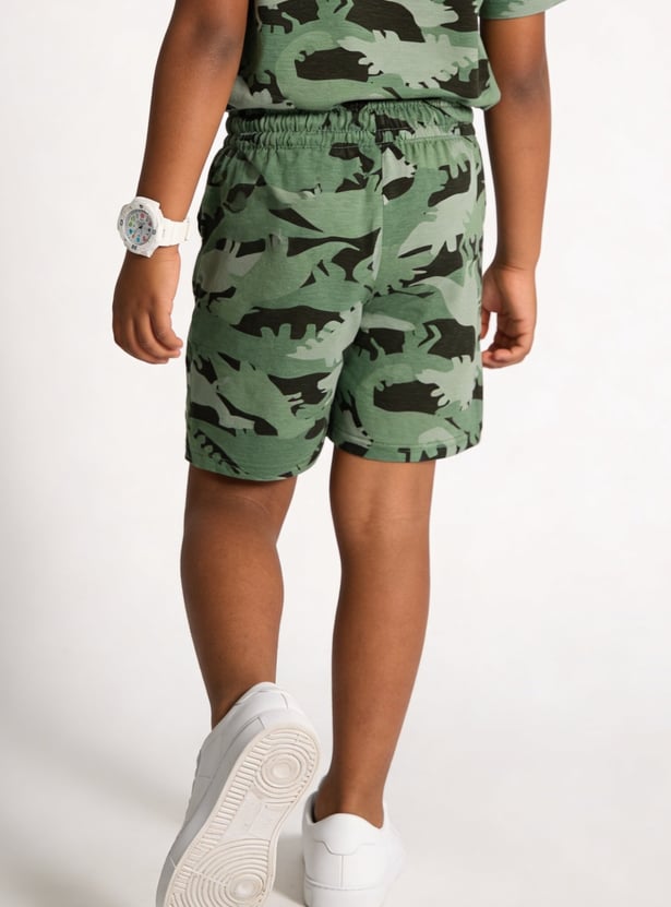 FAME FOREVER Boys Graphic Print Shorts