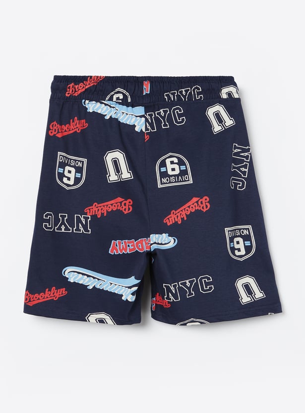 FAME FOREVER Boys Graphic Print Shorts