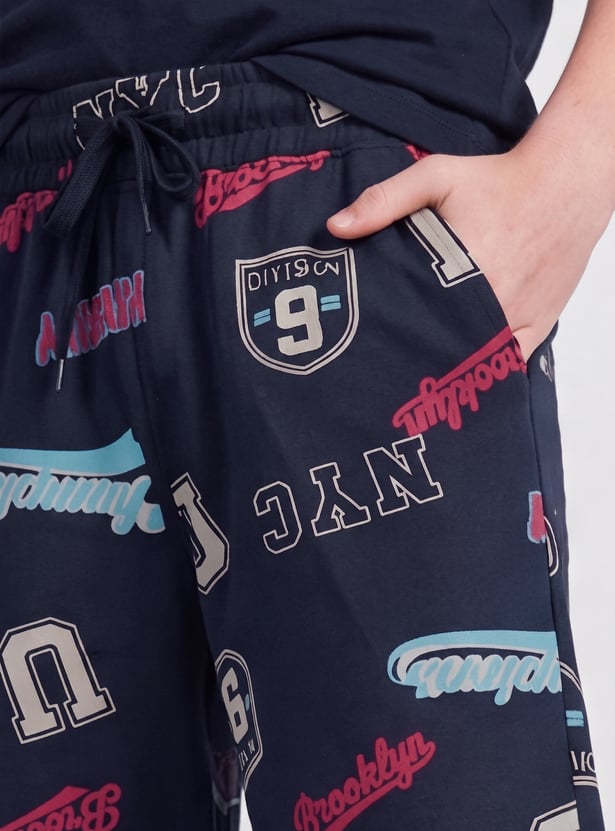 FAME FOREVER Boys Graphic Print Shorts