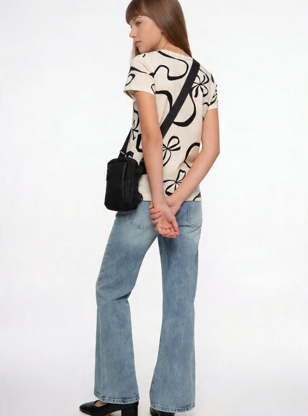 FAME FOREVER Girls Graphic Print T-shirt