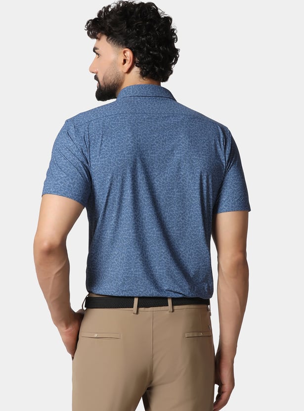 BLACKBERRYS Patterned Slim Formal Shirt