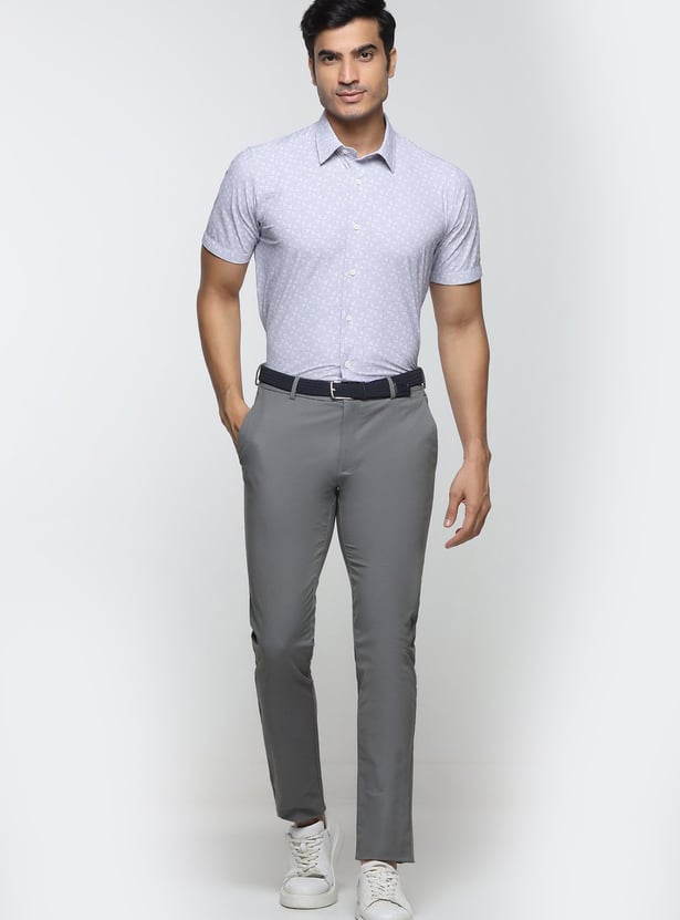 BLACKBERRYS Patterned Slim Fit Formal Shirt