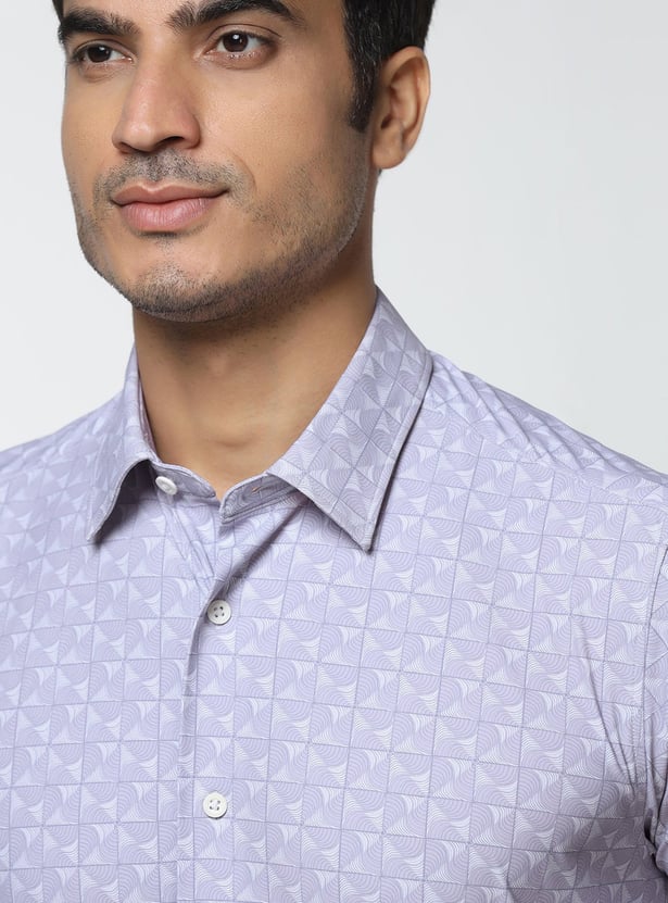 BLACKBERRYS Patterned Slim Fit Formal Shirt