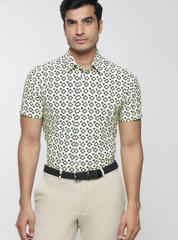 BLACKBERRYS Printed Slim Fit Formal Shirt