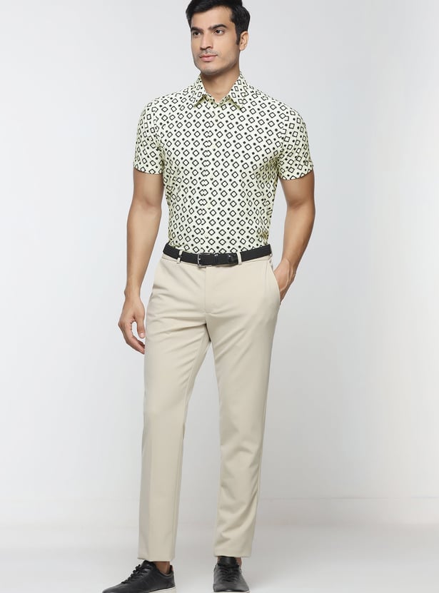 BLACKBERRYS Printed Slim Fit Formal Shirt