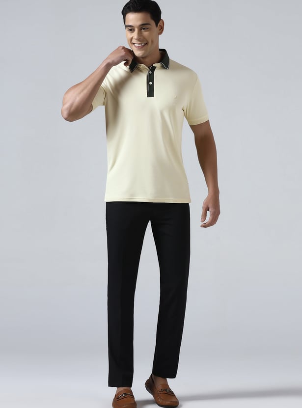 BLACKBERRYS Solid Polo T-shirt