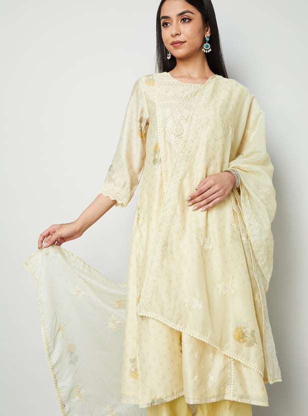 MELANGE Embroidered Dupatta