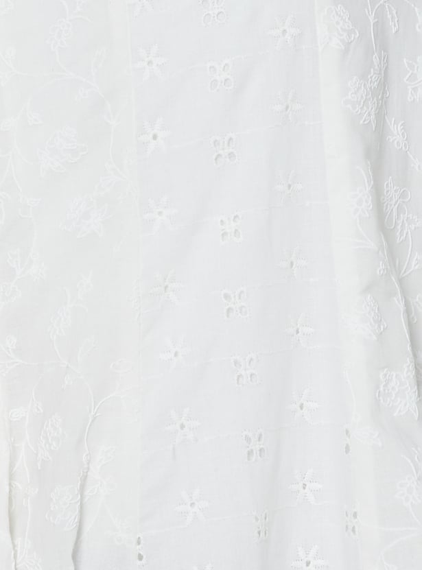 MELANGE Embroidered Anarkali Kurta