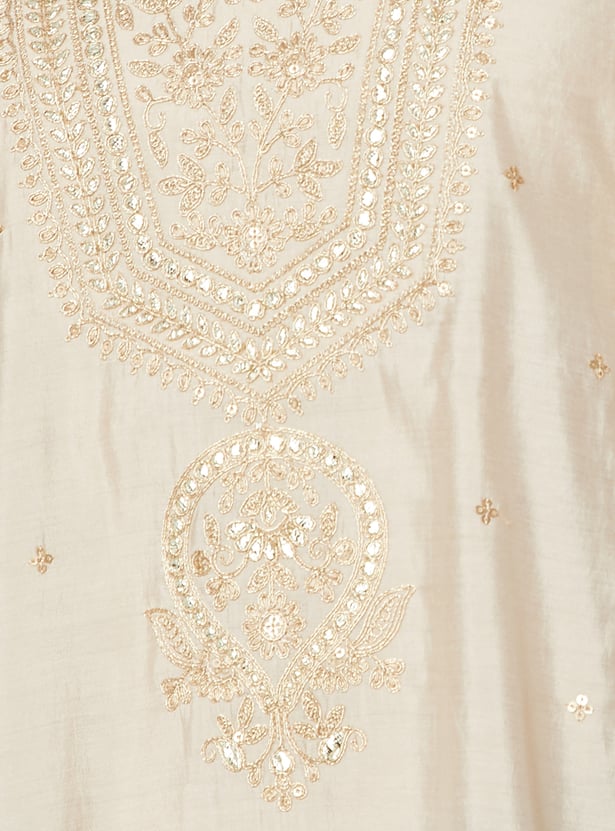 MELANGE Embroidered Straight Kurta