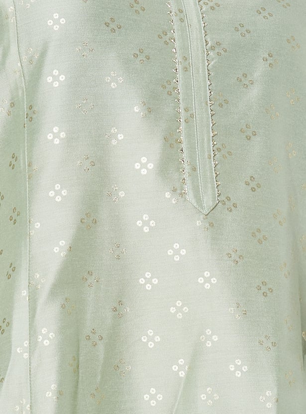 MELANGE Embroidered A-Line Kurta