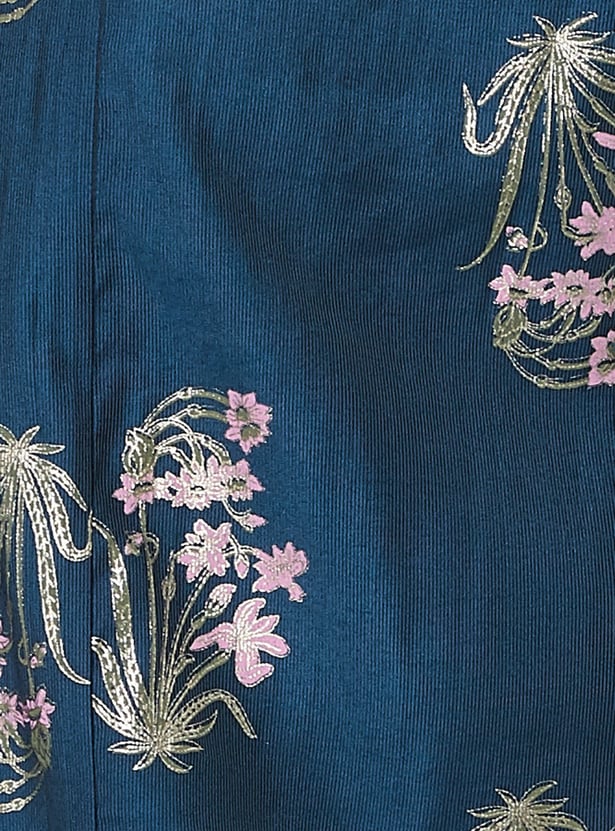 MELANGE Floral Print Straight Kurta