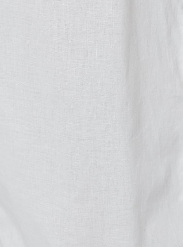 MELANGE Solid Straight Pants