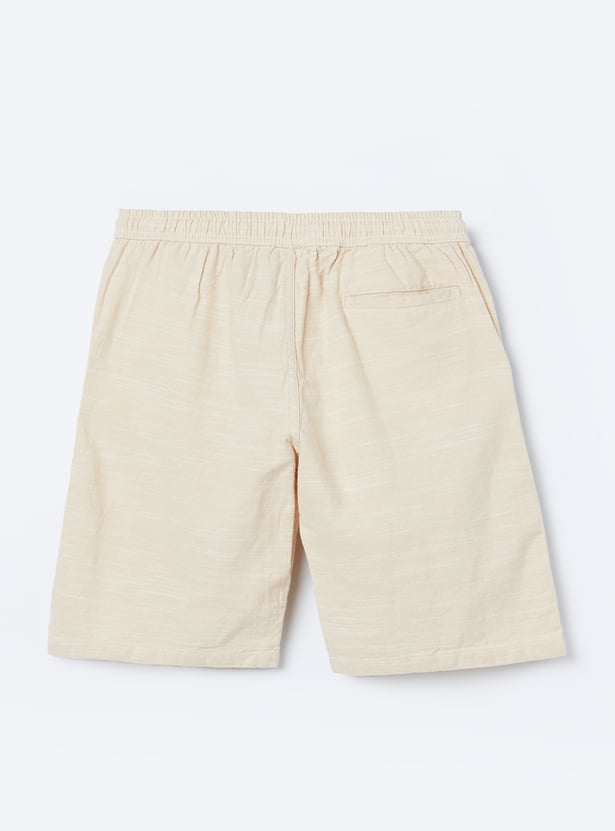 FAME FOREVER Boys Textured Regular Shorts