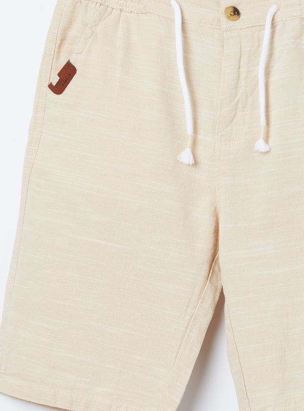 FAME FOREVER Boys Textured Regular Shorts