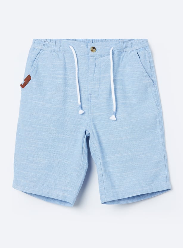 FAME FOREVER Boys Textured Regular Shorts