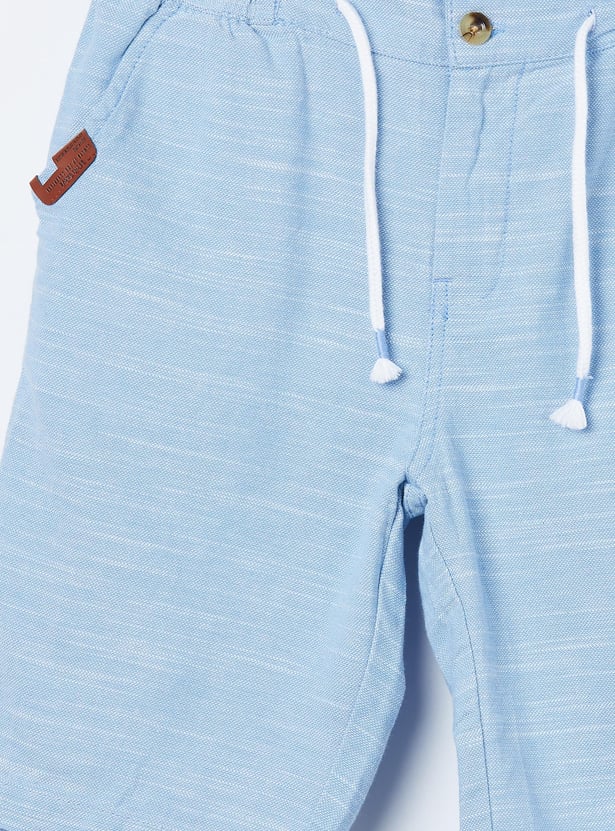 FAME FOREVER Boys Textured Regular Shorts