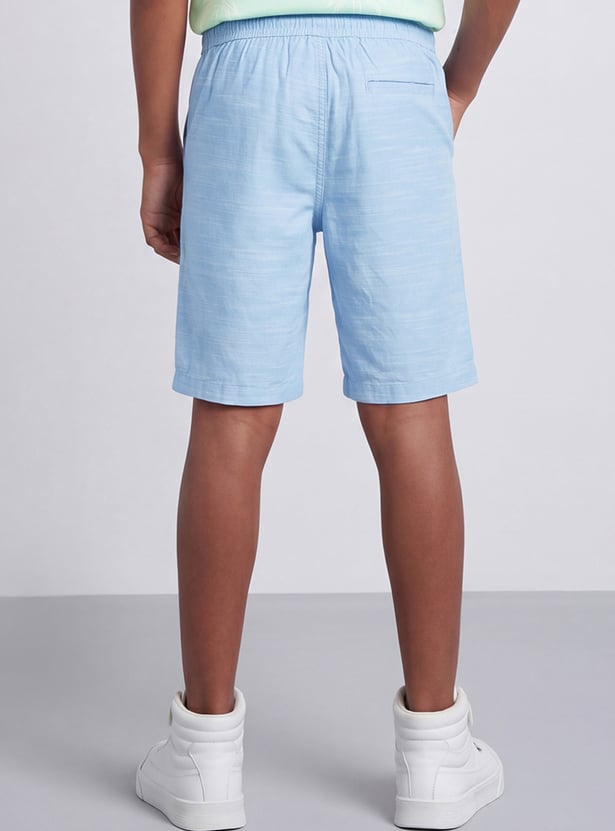 FAME FOREVER Boys Textured Regular Shorts