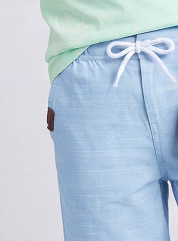 FAME FOREVER Boys Textured Regular Shorts