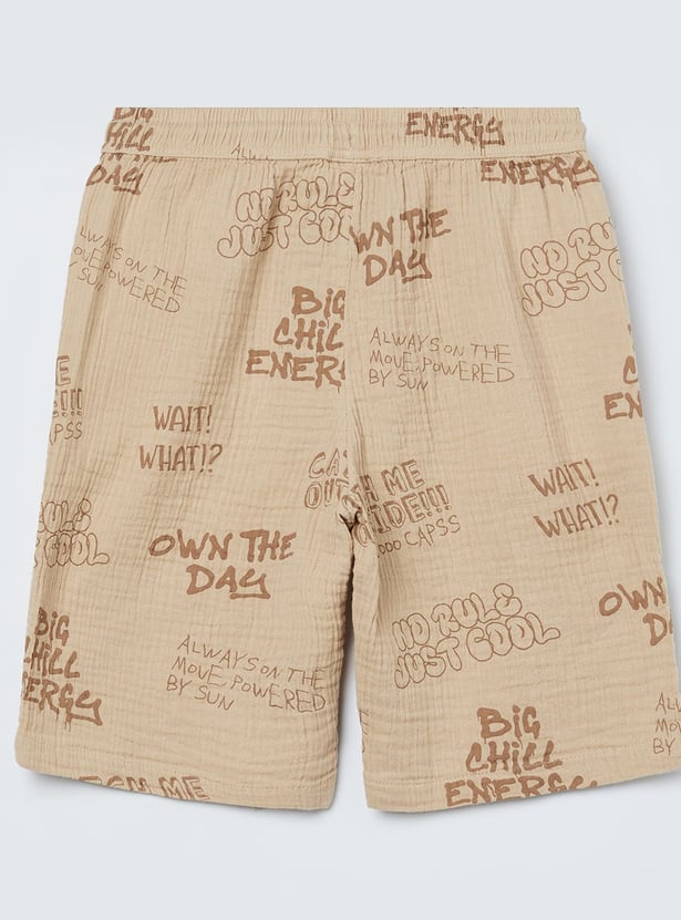FAME FOREVER Boys Graphic Print Regular Shorts