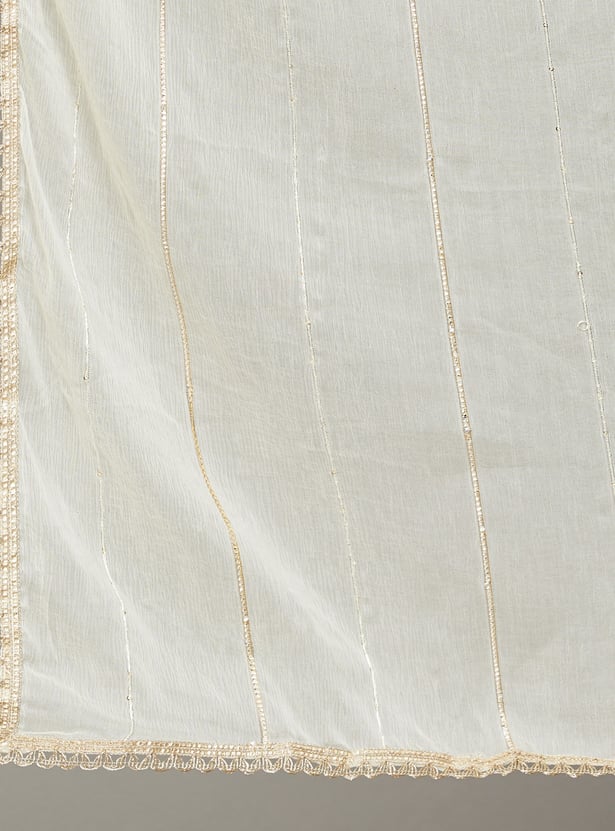 SPAN Striped Dupatta