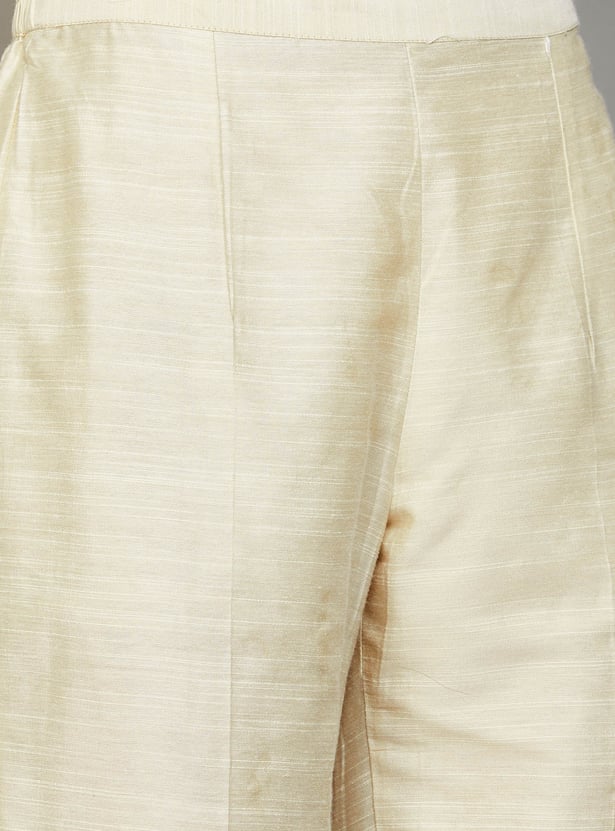 SPAN Solid Straight Pants