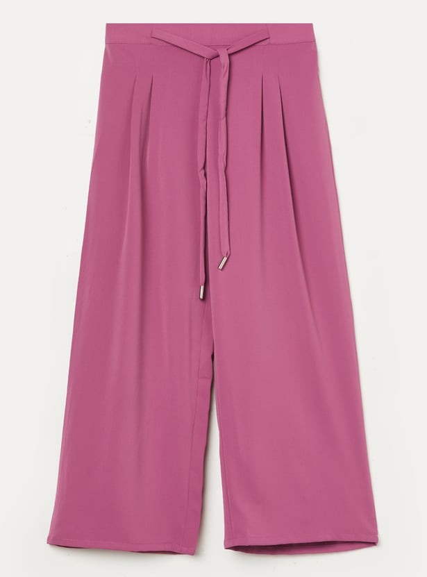 PEPPERMINT Girls Solid Culottes Trousers